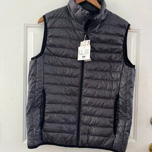 Uniqlo Woman's Dark Gray Ultra Light Down Outdoor Vest Sz Lr